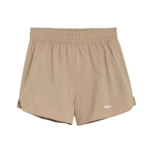 PUMA RUN CLOUDSPUN Спортивные шорты Женские Хаки