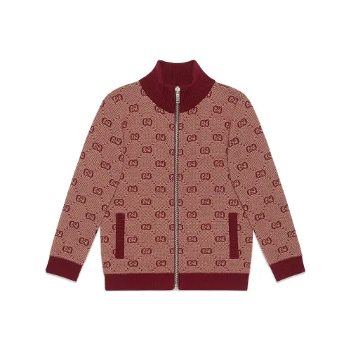 Gucci Красный Коричневый Kids Свитеры