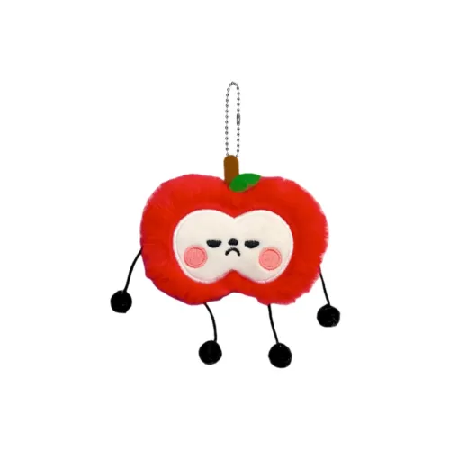 ZHENSHANGJIANERBAO Милый Яблоко Красное Яблоко Зеленое Яблоко Принцесса Яблоко Кукла Плюшевая Подвеска 9 см Рекомендуемая Высота
