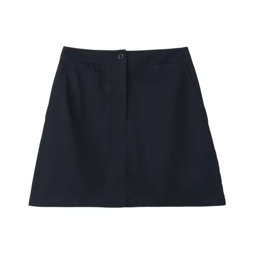 Fstudio Корейский стиль A-линия Коммутирование HIGH RISE Универсальный Трехцветный Юбка Женские