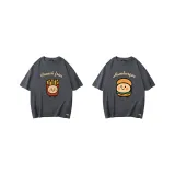 Картофель фри темно-серый + гамбургер темно-серый