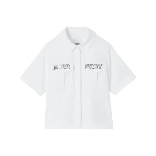 Burberry Белые Kids Рубашки
