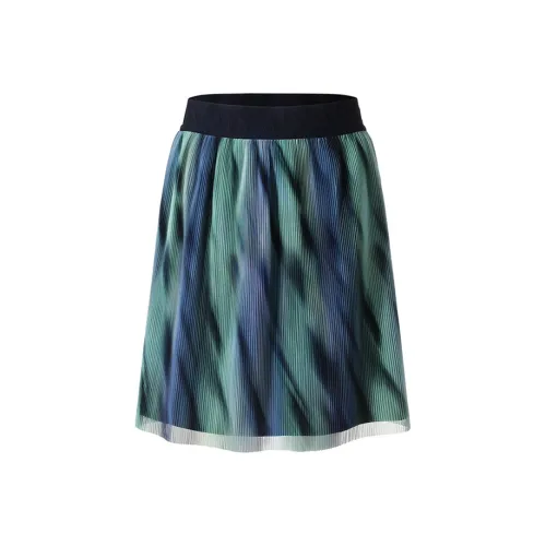 ARMANI EXCHANGEAE FW24 Повседневные короткие юбки Женские Синий Зеленый