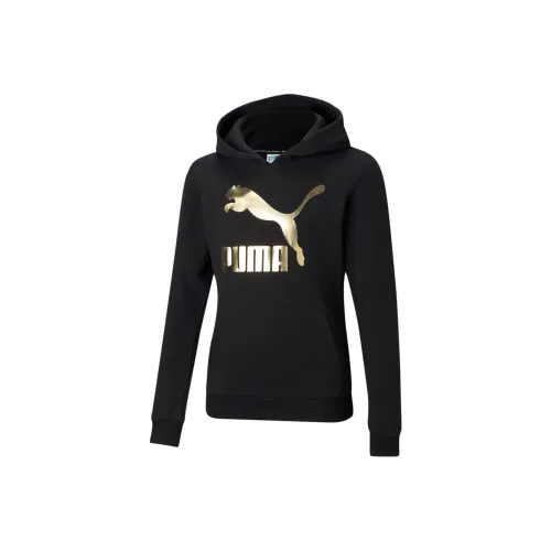 PUMA Детская одежда Sweat À Capuche CLASSICS LOGO Для детей и подростков Толстовка Детский Черный