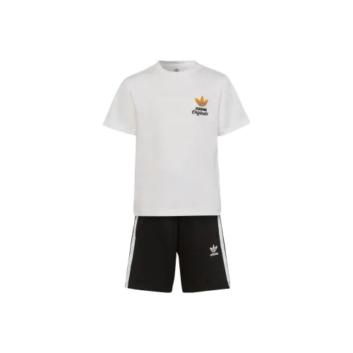 Adidas Originals Повседневная Спортивная Одежда SHORT TEE SET Детская
