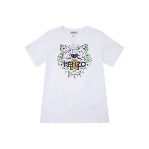 KENZO Белая Детская Рубашка