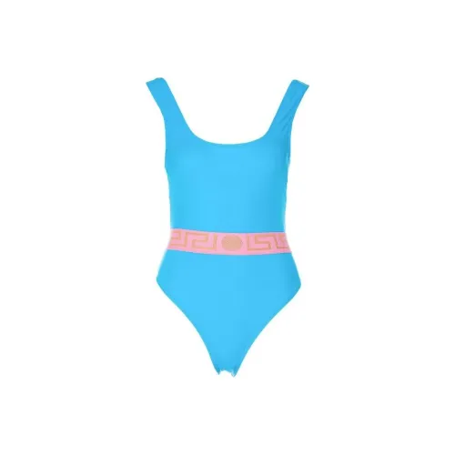 VERSACE Синие Женские Ван-Пис Купальники