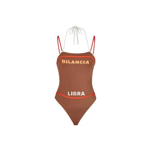 FENDI SS23 One-piece Swimsuit Women's Brown