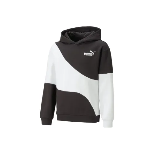 PUMA Толстовка POWER CAT Enfant ET Adolescent Толстовка Детский Черный