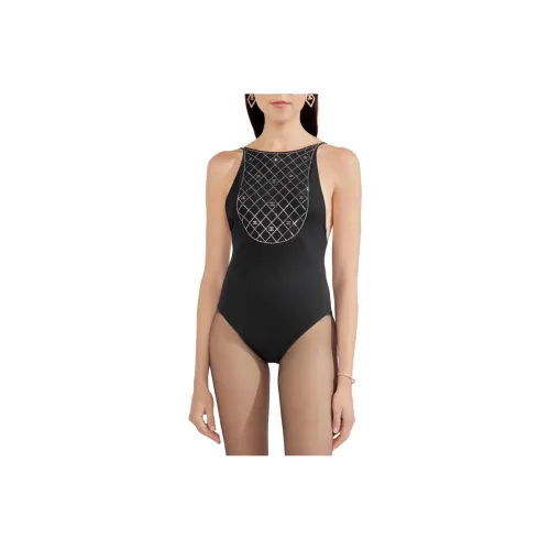 CHANEL Ван-Пис Купальник Женский Черный