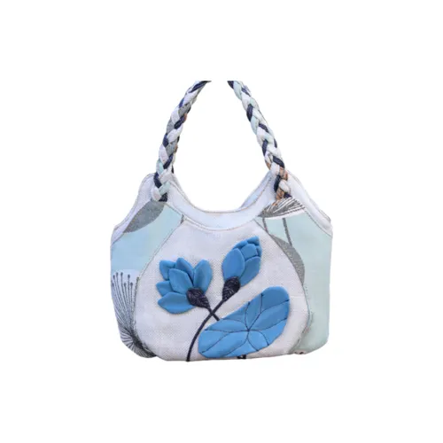 NANXIAOXIANG Холст Сумка Женская Небесно-Синий