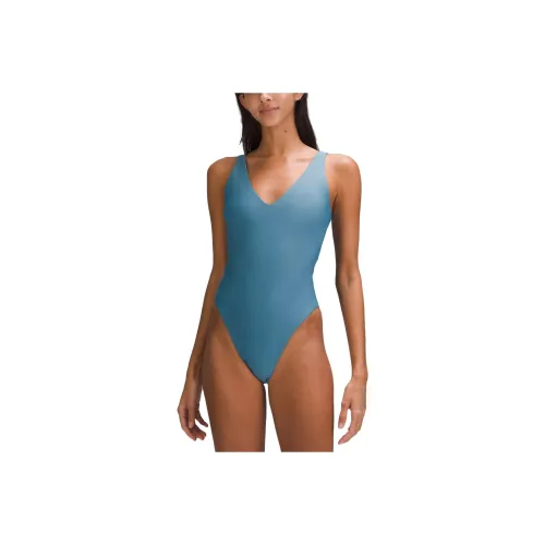 Lululemon Синие Женские Ван-Пис Купальники