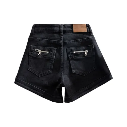 Concubine Zhu Джинсовые шорты Женские Черные