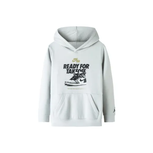 Джордан Свитшот Air Jordan X Nike Серый Детский