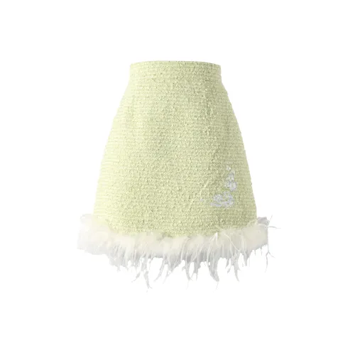 SNBL Повседневные короткие юбки женские зеленые