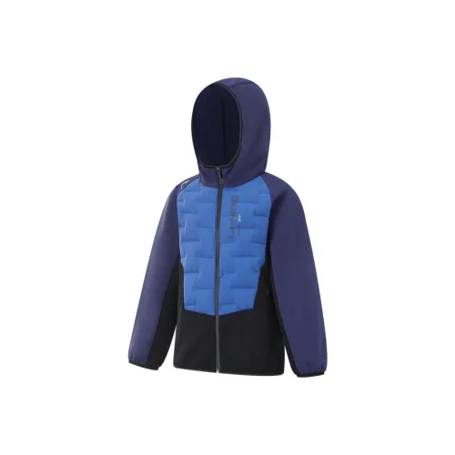 LINING YOUNG Пуховик Comprehensive Physical Fitness Кобальт Фиолетовый Синий Королевский Синий Черный Подростки