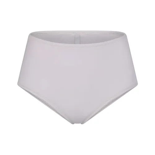 SKIMS Фирменный Плавание HIGH WAISTED Full Brief Плавки Женские Chrome Chrome Покрытый Цвет