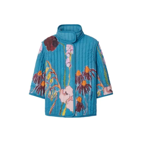 Burberry Куртки и Пальто SS24 Синий Зеленый Детский