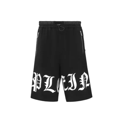 PHILIPP PLEIN Черные Мужские Повседневные Шорты