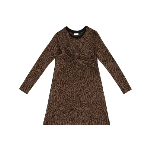 FENDI Коричневый Kids Платья