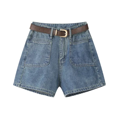 Wbwq Blue Женские джинсовые шорты
