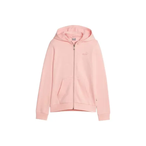 PUMA Essentials+ Animal Full Zip Женский Толстовка Толстовка Персик Smoothie Детский