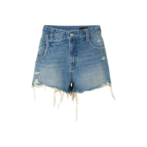 MO&CO Джинсовый синий Женские Джинсовые шорты