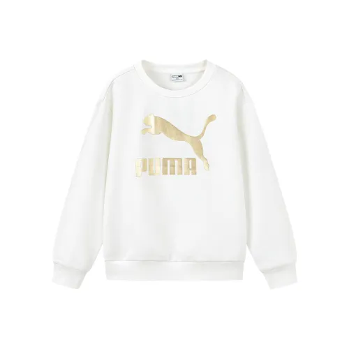 PUMA Sportstyle Series Натуральный Белый 10101 KIDS Свитшоты