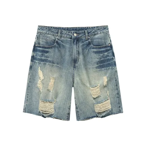 NO ONE ELSE Джинсовые шорты Унисекс