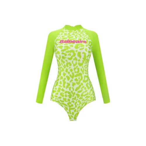 BALNEAIRE Свежий Фруктовый Зеленый Женские Ван-Пис Купальники