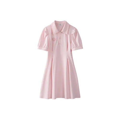 9 Кошачьих Лакомства Sticks UNIFORM Юбка Женские Розовый