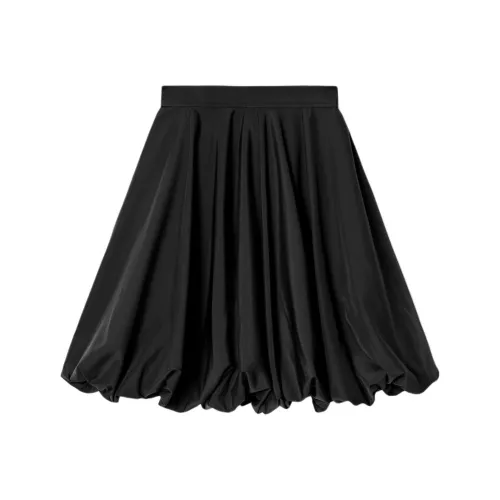 COS Черные Женские Повседневные Короткие Юбки