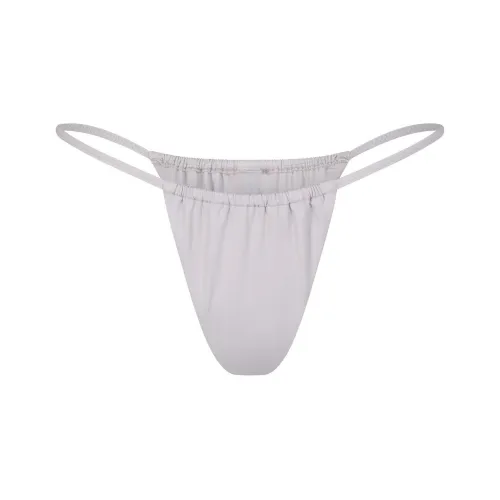 SKIMS Фирменный Плавательный STRING Bikini Bottoms Плавательные Шорты Женские Chrome Chrome Покрытый Цвет