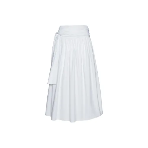 MAGDA BUTRYM SS24 Повседневная длинная юбка Женская Белая