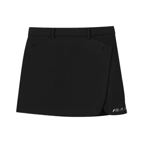 FILA Golf Series Темно-черный BK Женские Повседневные короткие юбки