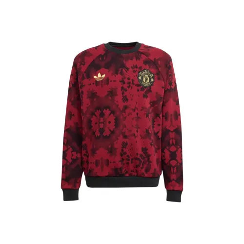 Adidas Originals Толстовка Manchester Преппи Красный для детей 3-7 лет