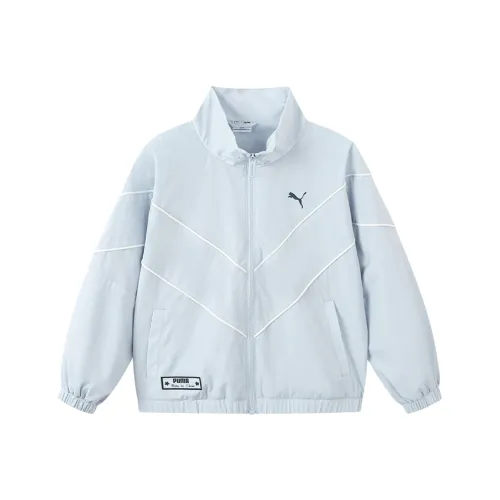 PUMA Куртка WOVENSportstyle Collection Розово-синяя для детей 3-7 лет