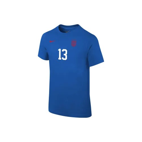nike USA Soccer Team Olympic Series T-Shirt Blue Children's