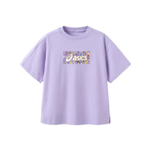 ASICS Фиолетовые Школьные Рубашки T