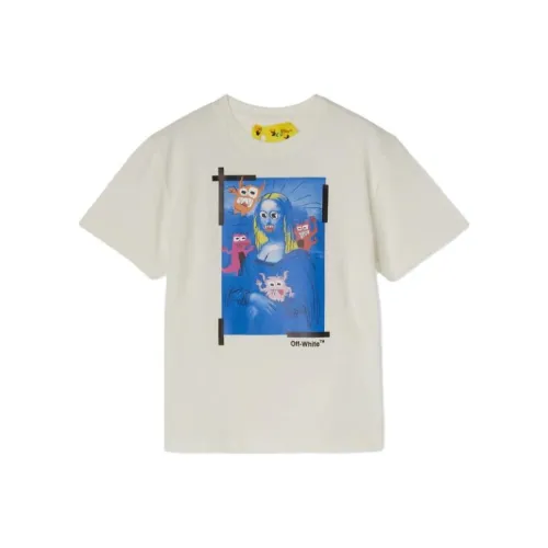 Off Белый Kids T-Рубашки