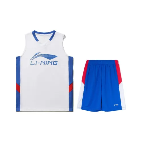 LINING YOUNG Повседневная Спортивная Одежда Белый Синий Детская