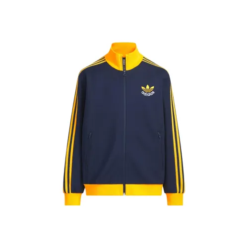 Adidas Originals Куртки Пальто JK KN JKT Темный индиго Темно-желтый Детский