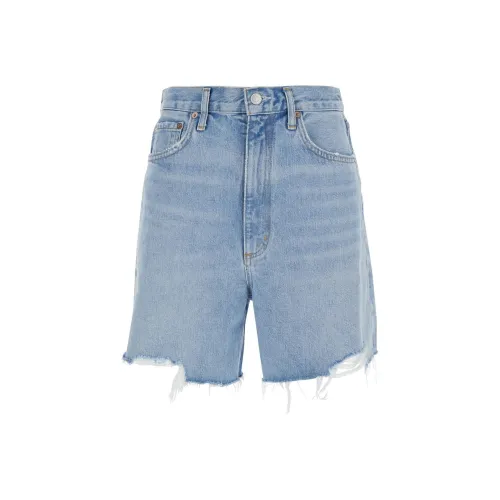 AGOLDE Джинсовые шорты Женские Blue