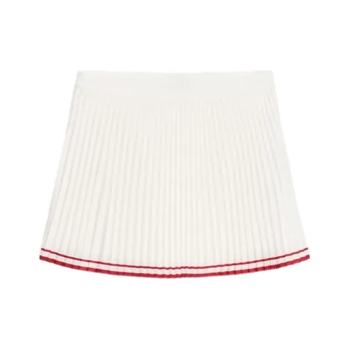 ZARA Повседневные короткие юбки Женские Морозный белый