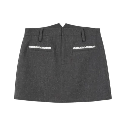 Omont Повседневные короткие юбки женские цвет темно-серый Фотиния