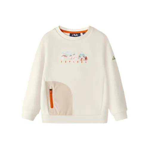 FILA KIDS Толстовка Ванильный Белый для детей 3-7 лет