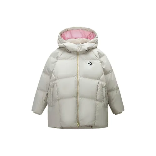 Конверс Пуховик Кремовый Подростки
