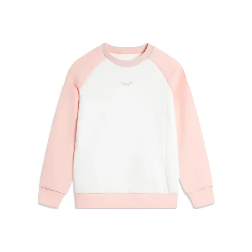 LINING YOUNG Свитшот Sports Life Collection Айвори Перламутрово-Розовый Детский