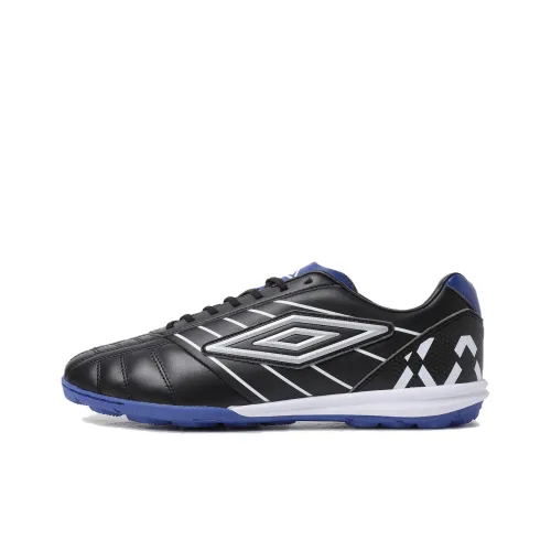 Umbro TREBLE XAI Slip-resistant Abrasion-resistant Football Cleats Unisex Black Умбро TREBLE XAI Противоскользящие Износостойкие Футбольные бутсы Унисекс Черные