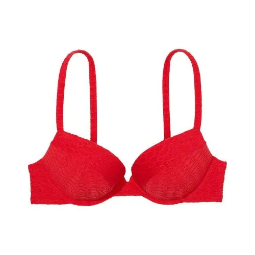 Victoria's Secret Розовый Mix Match Сексуальный Tee PUSH Вверх Бикини Топ L Бикини Женские Красный